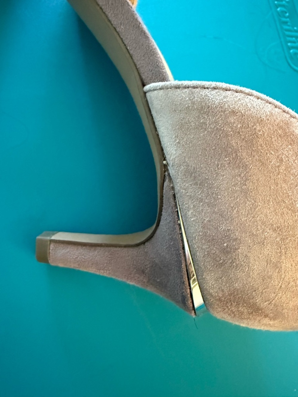 Brand New Franco Sarto Blush Suede D'Orsay Pointed Toe Heels - Picture 2 of 8